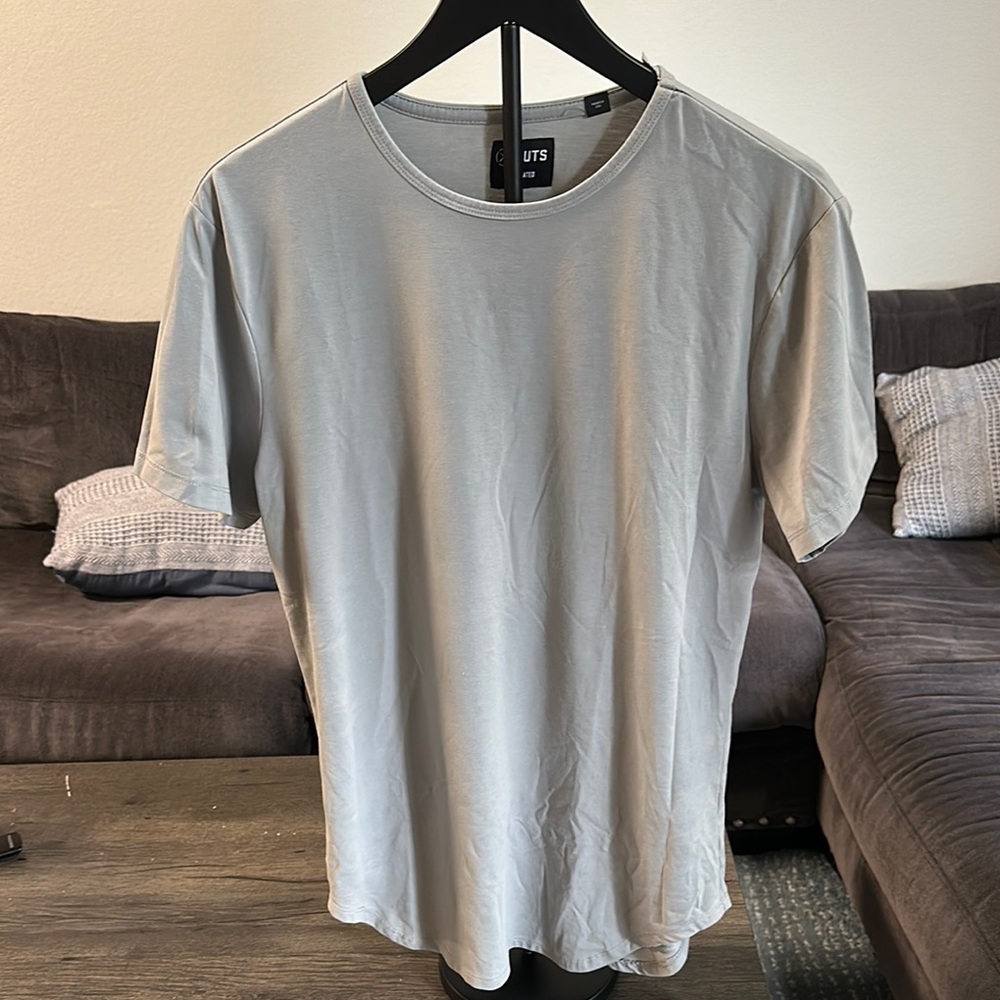 Cuts Clothing Light Gray Short Sleeve Tee